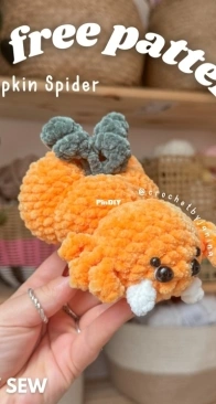 Crochet by Janina - Janina - Pumpkin Spider - Free