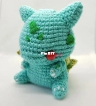 The Amigurumi Witch - Beth Morris - Bulbasaur