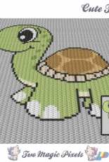 Two Magic Pixels - Cute Turtle