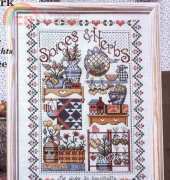 Spices and Herbs from Cross Country Stitching February 1993