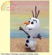 Like Crochet  - Smiley Olaf of Frozen