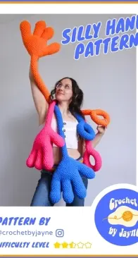 Crochet by Jayne - Crochet by Jayne Art - Jayne Peppers - Silly Hand