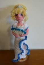 Oscar in long dress