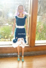 Maguinda Bolsón - Aldana dress and bag set for dolls