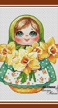 Murrena - Matryoshka Doll - Daffodils by Svetlana Kaymak