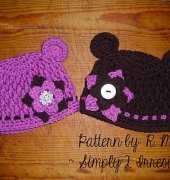 Simply 2 Irresistible- Ruth McColm-Textured Bear Hat