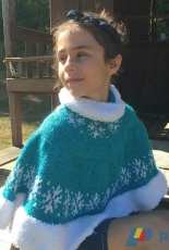 Frozen Princess Poncho by Melissa Kemmerer-Free