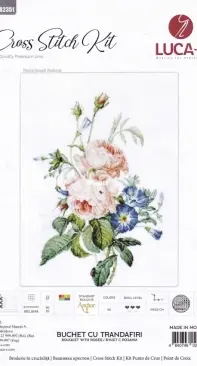 Luca-S B2351 Bouquet with roses XSD