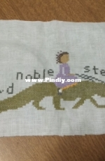 Onward noble steed - Lindy Stitches