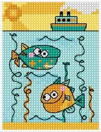 Two Fish by Durene Jones - Free