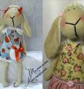 Sewing Lamb by Tatyana Kislitsyna-Russian