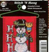 Needle Magic Inc. NMI Stitch N Hang 3928 - HO HO Snowman