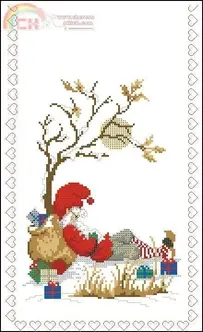 Permin 68-8217 Christmas talerunner