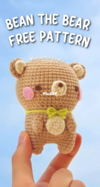 Kelven Crochets - Kelven - Bean the Bear - Free