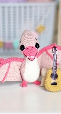 Loopy Pattern - Angelina Taranina - Pterodactyl Rose