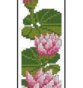 Jeanette Crews Designs - Book 1254 - Floral Bookmarks W