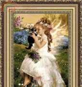 Levron - Angel with cat