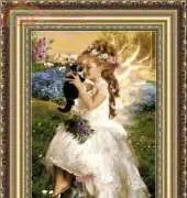 Levron - Angel with cat