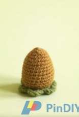 Lion Brand Yarn - 80108AD Amigurumi Carrot Egg Cozy - Free