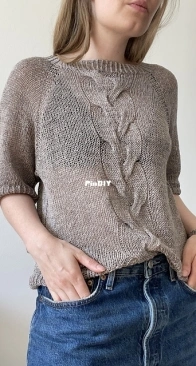 Busan Tee by Karoline Skovgaard Bentsen - Aegyoknit - German