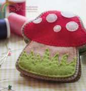 Toadstool Needle Book By Cassie Barden