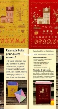 Une seule boite pour 4 saisons from Plaisir de broder Point de Croix N 21/2021   XSD