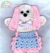 Cylinda Mathews- Bunny Fridgie with Apron Pouch