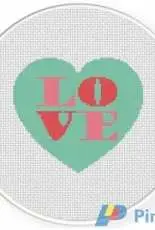 Daily Cross Stitch - Love Heart