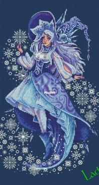Art Stitch - LadyD - The Witch of January by Daria Smirnova
