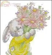 DMC Somebunny to Love BL027-51 Hand Picked with Love XSD