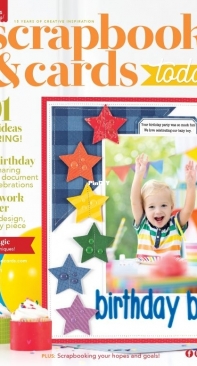Scrapbook and Cards Today  Spring  2021