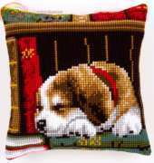 Vervaco PN-0148118 Sleeping Dog Cushion Front XSD