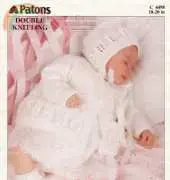 Pstons 4498 - Matinee Coat, Bonnet & Bootees