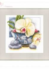 Vervaco PN-0021474 - White Orchid