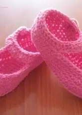 Patucos merceditas. Baby shoes.