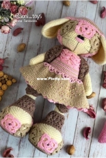 Crochet Bunny Art - Irina Tarasova - Lilu Outfit set - Dutch