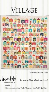 Miss Rosie's Quilt Co. for Moda Fabrics - Village Quilt Pattern -  Free