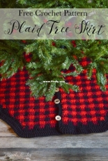 Whistle and Ivy - Bethany Dearden - Plaid Tree Skirt - Free
