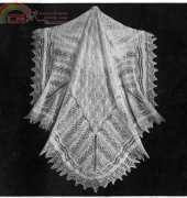 Shetland Shawl-S106- by H & O Wools (Scotland) LTD.