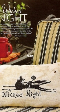 Wicked Night by Primitive Hare from Just Cross Stitch - Halloween Collection 2011 PCS + XSD
