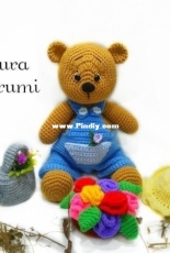 Ternura Amigurumi - Carla Dolce - Leo the bear gardener - Dutch