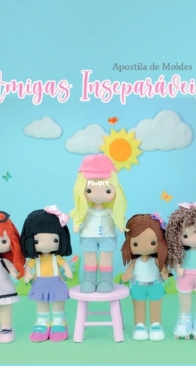 Vanessa Penedo- Mimos em Feltro - Inseparable Friends Vol.2 - Amigas Inseparaveis Vol.2 - Portuguese