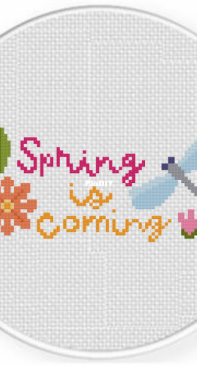Daily Cross Stich - Spring is Coming