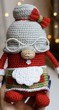 Polushka Bunny - Crochet Page - Gnomeland - CrochetGnome Toys - Maria Ermolova - Mrs. Santa Claus