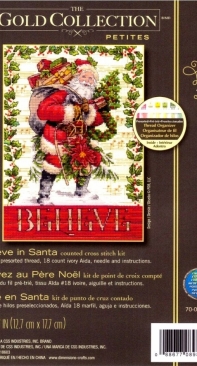 Dimensions - The Gold Collection Petites 70-08980 Believe in Santa XSD