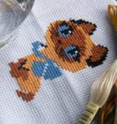 Another kitty stitched by me