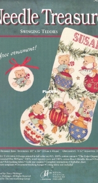 Needle Treasures 06893 - Swinging Teddies Stocking XSD