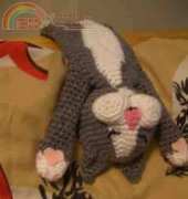 Crochet Parfait - Pam Grennes - Laid-Back / lazy Cat Amigurumi