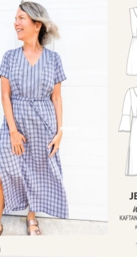Jenna - woven kaftan style dress by Sinclair Patterns