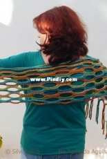 In & Out Scarf by Sílvia Silva